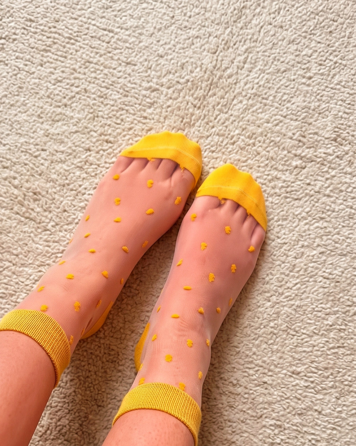 Dainty Dots Sheer Socks