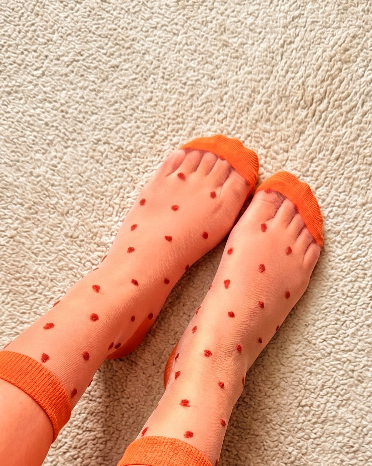 Dainty Dots Sheer Socks