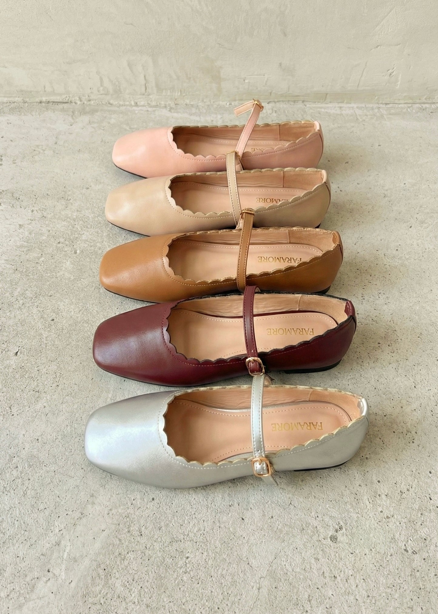 Mary-Bell Flats In Silver | 2 Way Detachable Strap Mary Jane Ballerina