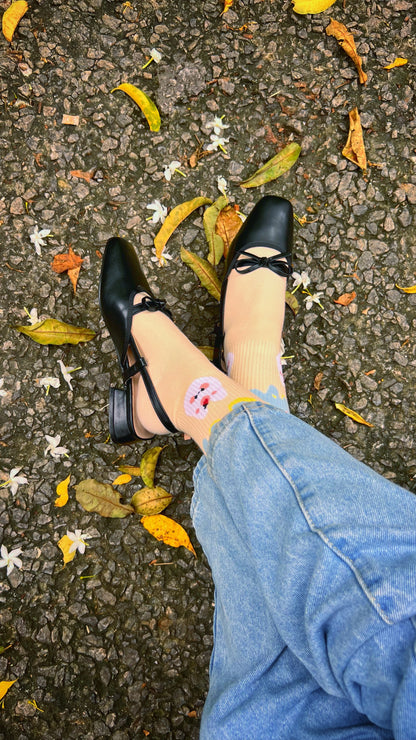 Francesca Midi Heels in Americano | Comfy Anti-Slip Heels for Wide Feet | 2cm Low Heels