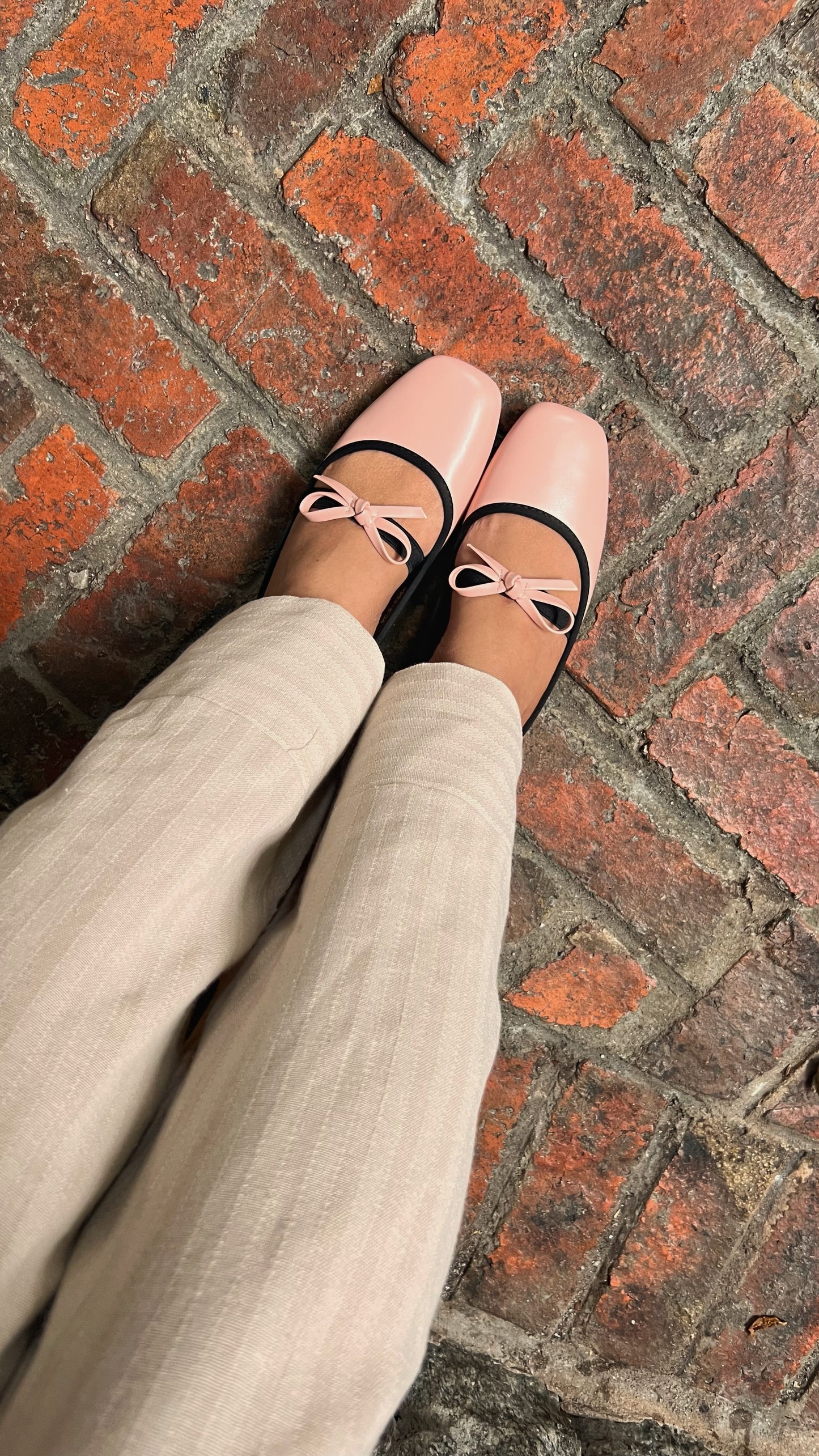 Eloise Flats in Blush Pink – Handmade Everyday Flats for Women | Wide-Foot Friendly with Strap & Bow