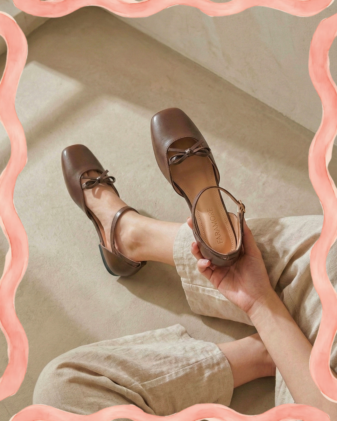 Daphne Flats In Espresso – Handmade Ankle Strap Flats for Women | Wide-Foot & Bunion Friendly with Easy Hook Buckle