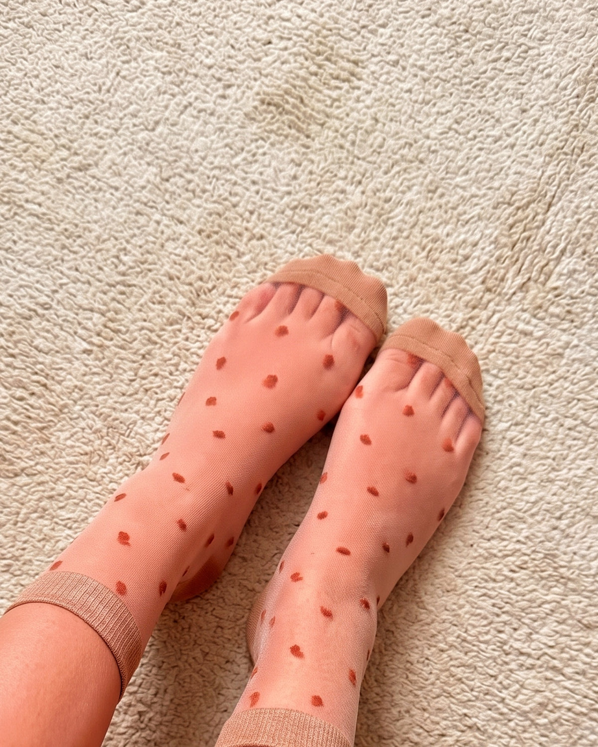 Dainty Dots Sheer Socks
